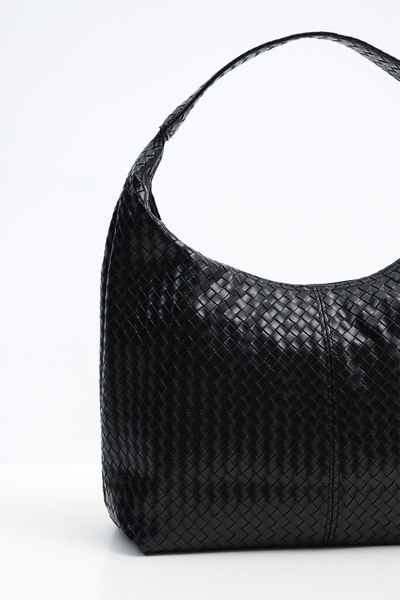 Addax Textured Hand and Shoulder Bag Ç32