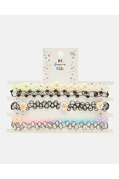 REDTAG مجموعة متنوعة من قلادات الفتيات (5 قطع)