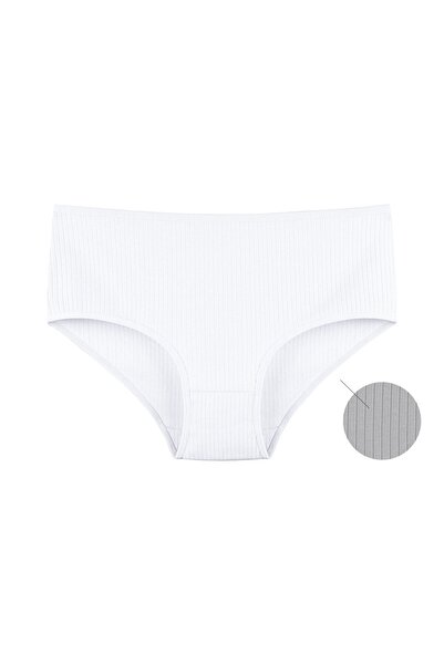 Donella Pachet de 5 chiloți pentru femei, mărime mare material reiat bumbac material elastic 2523PD2