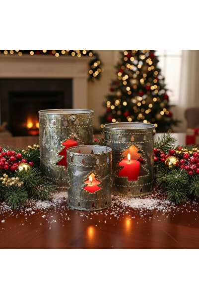 MyMomento YILBAŞI ÖZEL 3 LÜ SET BÜYÜK MUMLUK - 3 BOY