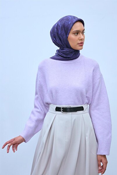 Silk Home Eșarfă din viscoză Velora, violet închis-ton afumat, anti-alunecare...