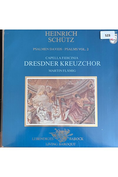 HEINRICH SCHUTZ - ORİJİNAL DÖNEM BASKI KLASİK MÜZİK PLAKLARI