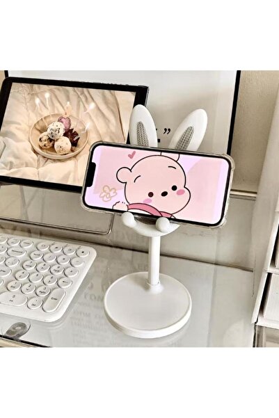 Hayveys Tavşan Model Masa Üstü Telefon Stant telefon Tutucu Her Telefona Uyumlu