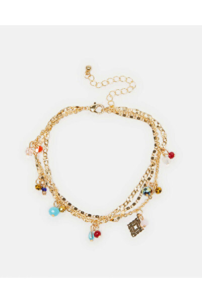 REDTAG خلخال نسائي مزين بالذهب