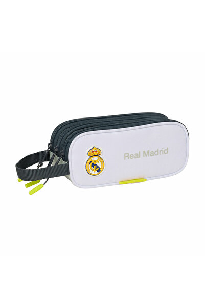 safta Real Madrid C.F. Triple Pencil Case White