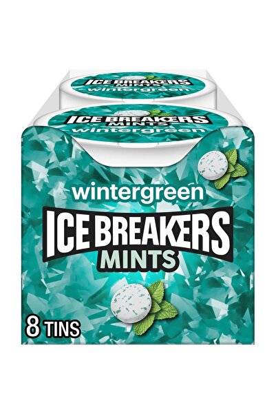 Ice breakers Wintergreen Sugar Free Mints Tins, 1.5 oz (8 Count)