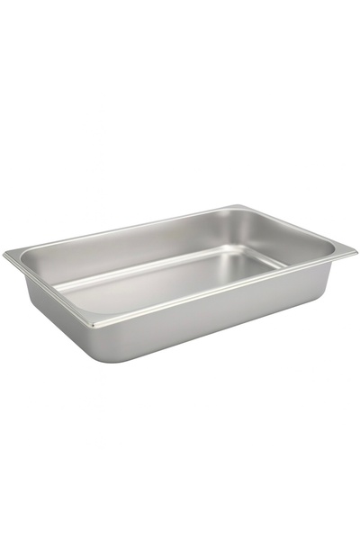 PUFO Stainless steel gastronorm tray for storing food, sauces, ice cream, ideal for catering, restaurant