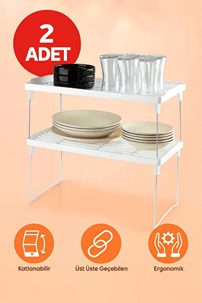 TOLMİN Store رف متعدد الأغراض مكون من قطعتين |   رف عملي قابل للطي |   رف منظ...