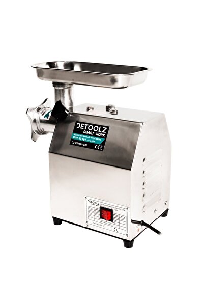 DETOOLZ Masina de tocat carne Detoolz, 350W, 60 kg/h Inox cu 2 site