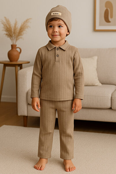 tinytrends Baby Boy & Child Beret 3-Piece Set