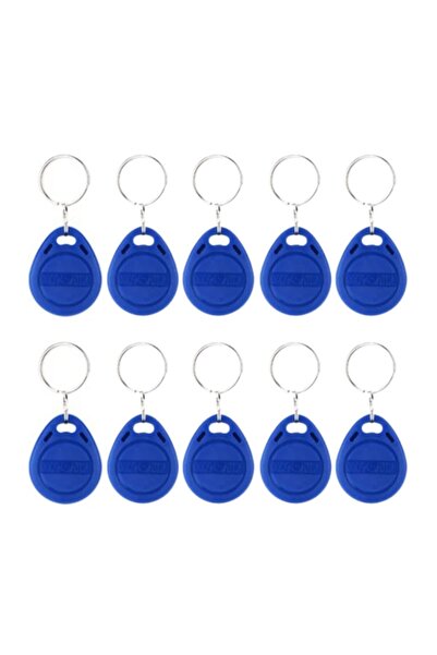 Huzur Elektrik 10 Pieces Magnetic Keychain Rfidy Keyfob Basgeç Tag