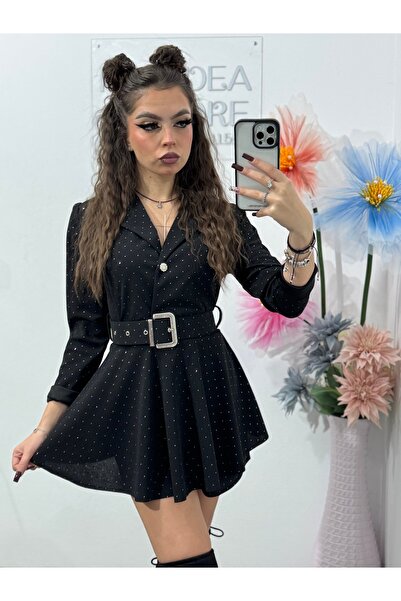 Laura Crystal jumpsuit with belt