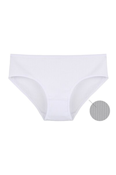 Donella Pachet de 5 chiloți pentru femei Medium Basen material reiat Cotton material elastic 3123PD2