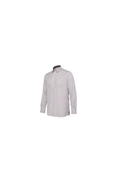 Beretta Cămașă cu maneca lunga Charlow – White & Green Check