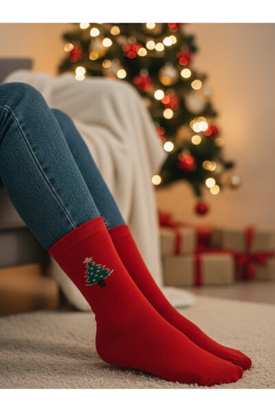 Algitsin O L A New Year's Socks Unisex 2 Pack in Special Gift Box