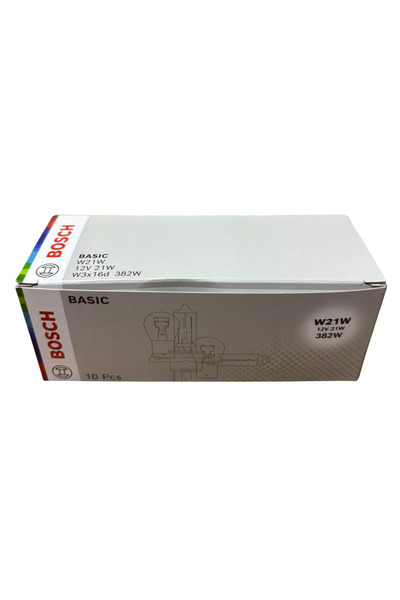 Bosch T20 Gündüz Far Ampulü 93 Tek Duy Dipsiz 12v 21W (1987 302 822) 10 Adet ...