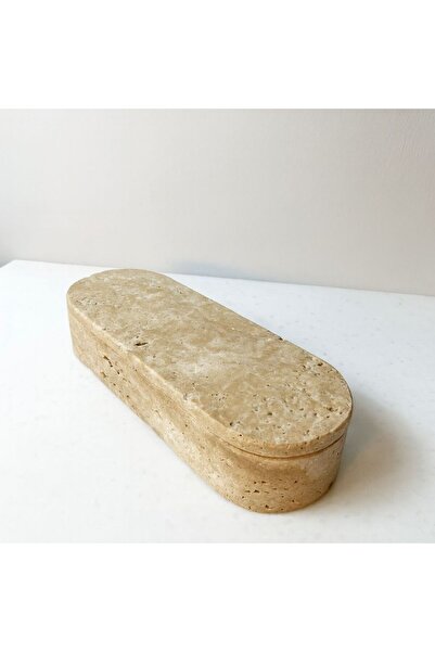 Modestmar Travertine Box - Natural Stone Decorative Box