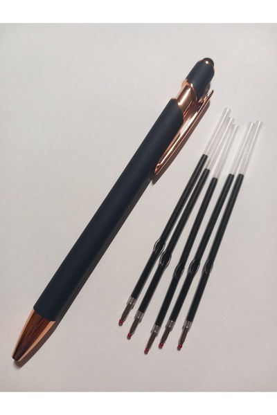 Fashion Johny Luxury Metallic Ballpoint Pen, Elegant Blue Design