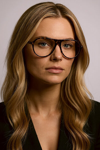 Chunky Frame Celly Unisex Leopard Frame Blue Block Blue Light Protection Screen Glasses