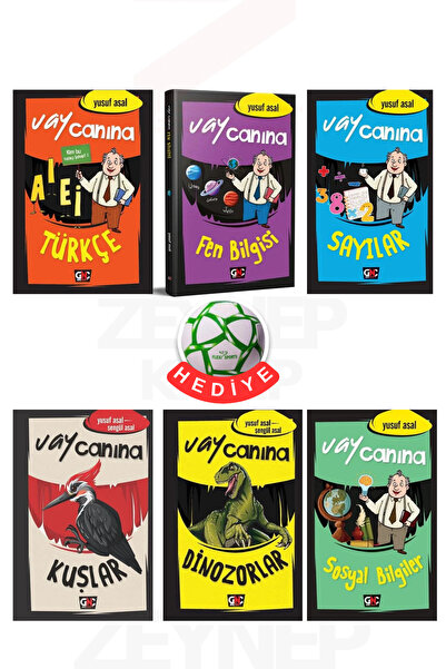 Nesil Yayınları Vay Canına Serisi 6 Kitap Set - Yusuf Asal (Futbol Topu Hediye)