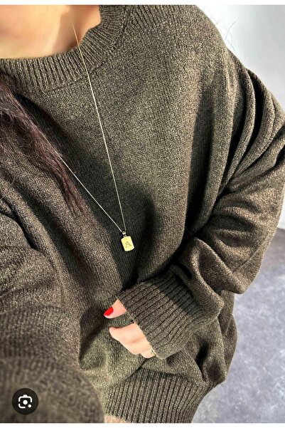 Müge Butik Massi model bisiklet yaka yumoş kazak