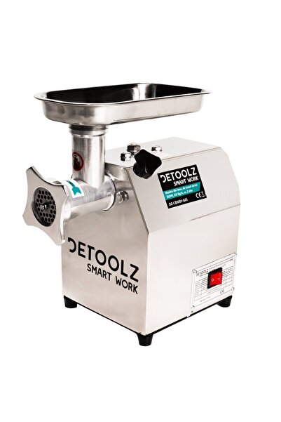 DETOOLZ Masina de tocat carne Detoolz, 350W, 60 kg/h Inox cu 2 site