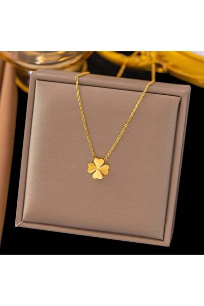 LIGANT قلادة بمظهر الذهب الخالص