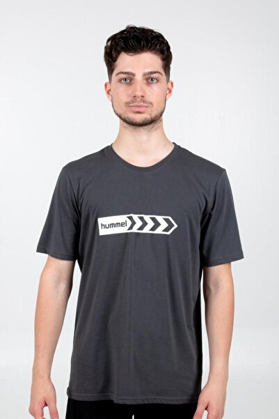 hummel Armin Cotton Training T-Shirt Anthracite Printed