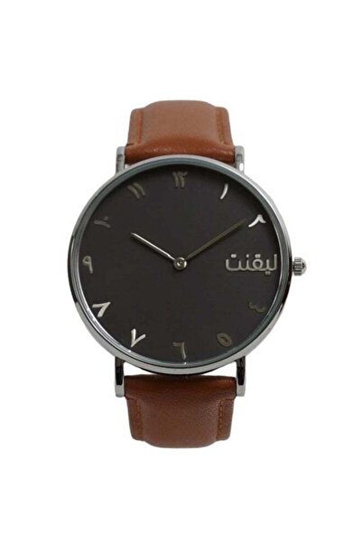 LIGANT Luxury men's watch with brown leather strap – stylish and modern design