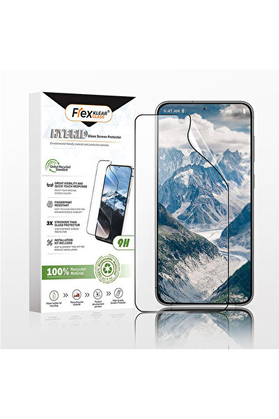 OEM Samsung Galaxy S24 Plus Screen Protector Film with Installation Frame, Silicone