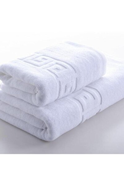 RALEX PUCIOASA White Towel 70x140 cm (Greek Border)
