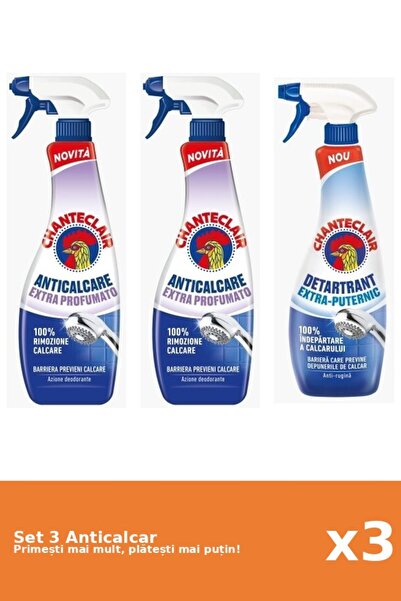 Chanteclair Set of 3 Chanteclair Limescale Remover: 2x Scented, 1x Strong