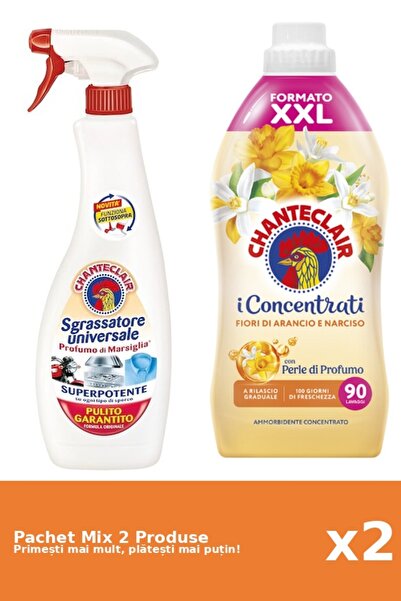 Chanteclair Set 2 Chanteclair Mix: 1 Degreaser (Marseille), 1 Conditioner (Or...