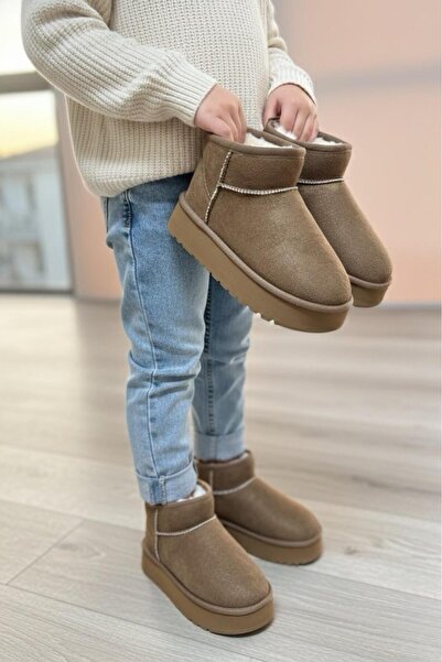 Oksit Frz F200 Термични момичешки ботуши от велур с кожена подплата и вътрешна подметка