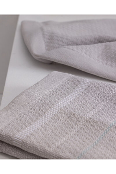 Madame Coco Martel 2-Pack 100% Cotton Hand Towels - Gray - 30X45 cm