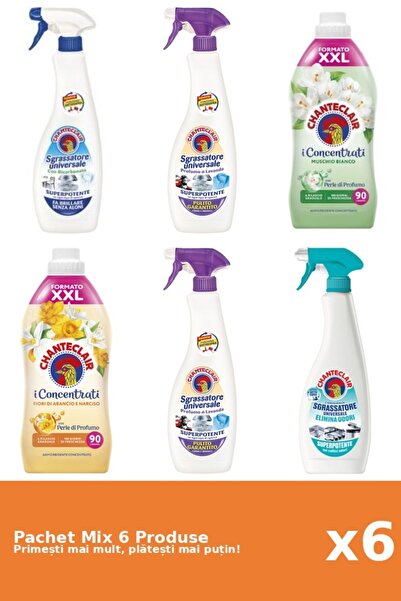 Chanteclair Set 6 Mix Chanteclair: 4 Degresant (AntiMiros, Bicarbonat, Mosc A...