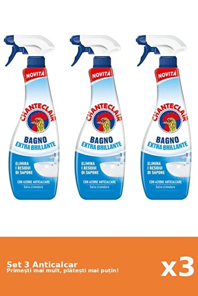 Chanteclair Set 3 Anti-limescale Shine, 625 ml