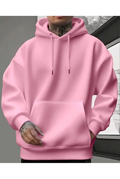 FAVORİST SWEATSHIRT BĂRBAȚI cu glugă PLAT, FĂRĂ IMPRIMARE