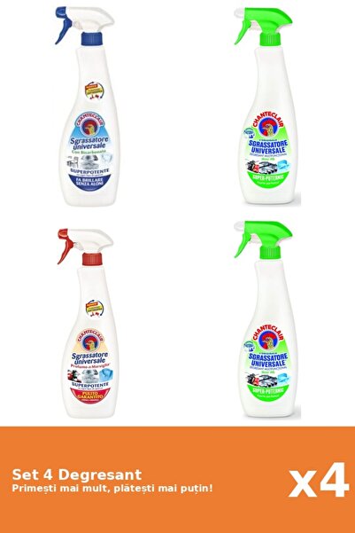 Chanteclair Set 4 Degresant Chanteclair: 1x Bicarbonat, 2x Lamaie, 1x Marsilia