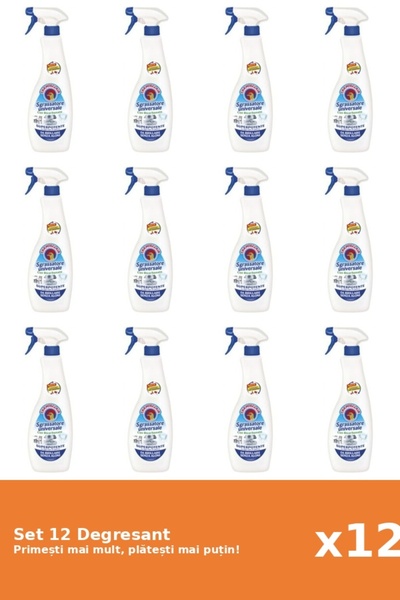 Chanteclair Set 12 Degresant Bicarbonat, 600 ml