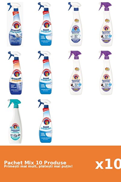 Chanteclair Set 10 Mix: 5 AntiC. (Power., Rapid, Stral.), 5 Degr. (AntiM., Bi...