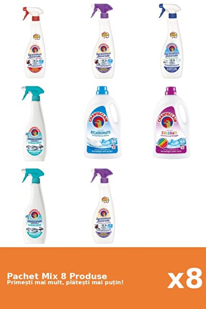 Chanteclair Set 8 Mix: 6 Degr. (AntiM., Bicar., Lavanda, Marsi., Mosc .), 2 D...