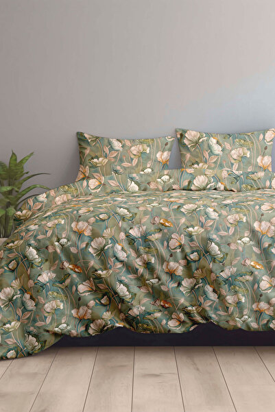 MOSHEYA HOME 100% Cotton Double Duvet Cover Set Double-Sided Printing Cocos