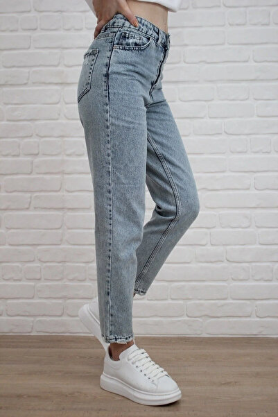 mooishan Çnr Boyfriend Ψηλόμεσο Παντελόνι Comfort Mom Jeans Νέο Hsn