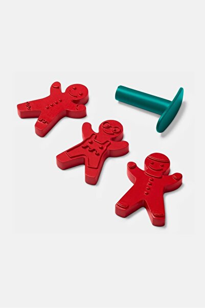 Tchibo Biscuit Stamp Set, Green and Red