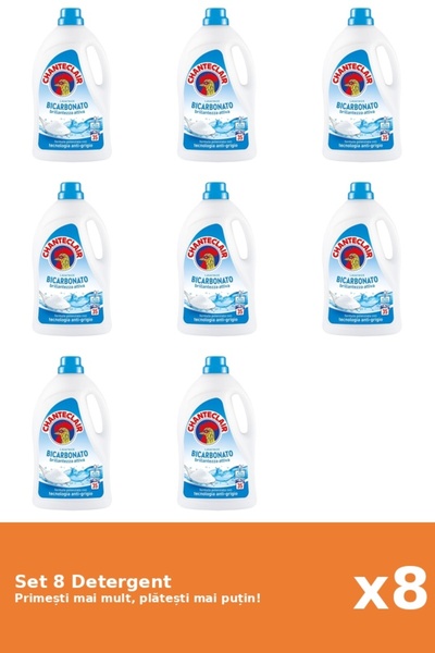 Chanteclair Set 8 Detergent Bicarbonat, 1575 ml