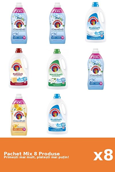 Chanteclair Set 8 Mix Chanteclair: 4 Balsam (Lotus, Portocale), 4 Detergent (...
