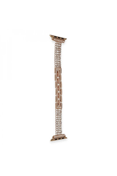 MKR سوار CPT83 لساعة أبل مقاس 38 ملم - ذهبي وردي