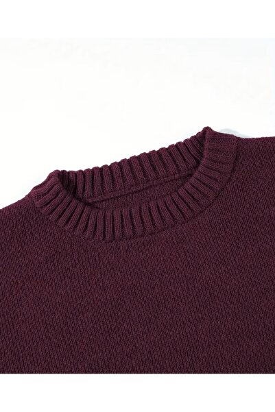 FAVORİST Women's Soft Original Knitwear Sweater with Circular Neck