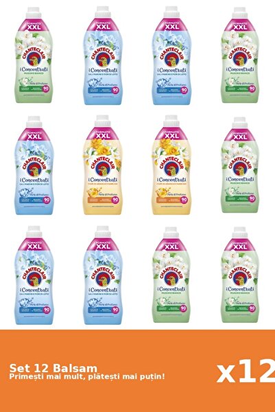 Chanteclair Set of 12 Chanteclair Balms: 5x White Musk, 5x Lotus, 2x Orange